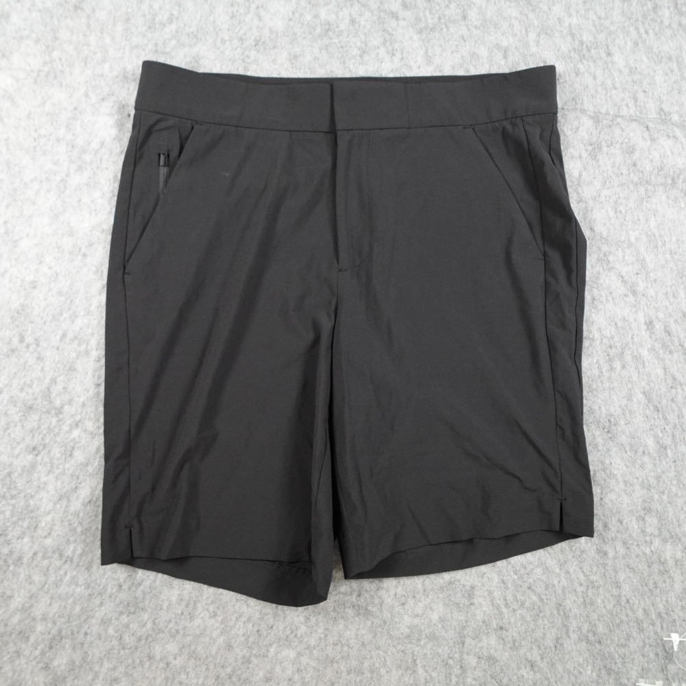 Athleta Shorts Women 6 Black Tribeca Bermuda 9" Lightweight Quick Dry Travel